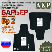 Баллистические пакеты в чехол защиты предплечья "Барьер". Класс защитной структуры Бр 2.
